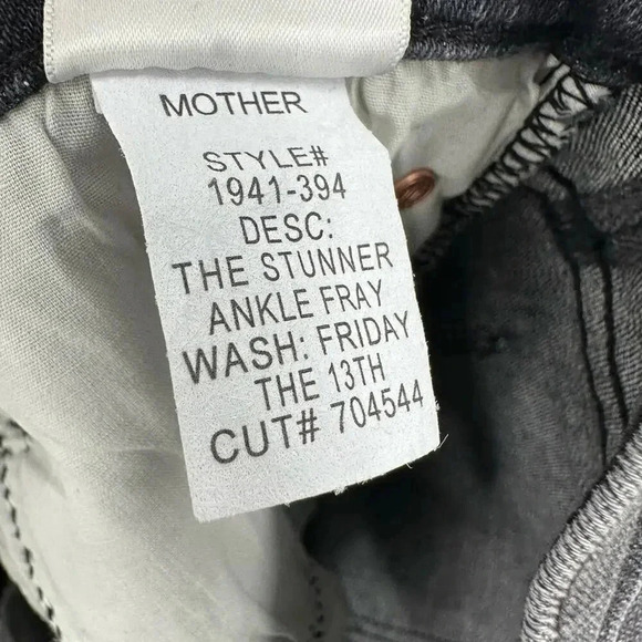 MOTHER The Stunner Ankle Fray in Friday The 13th size 30 B483 - Picture 8 of 8